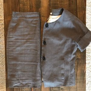 J. Crew Blazer and Pencil Skirt Set - Size: 4